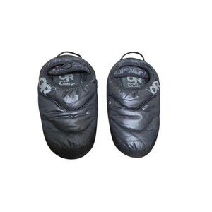 Outdoor Research Women's Black Quilted Insulated Slippers Size XS/TP